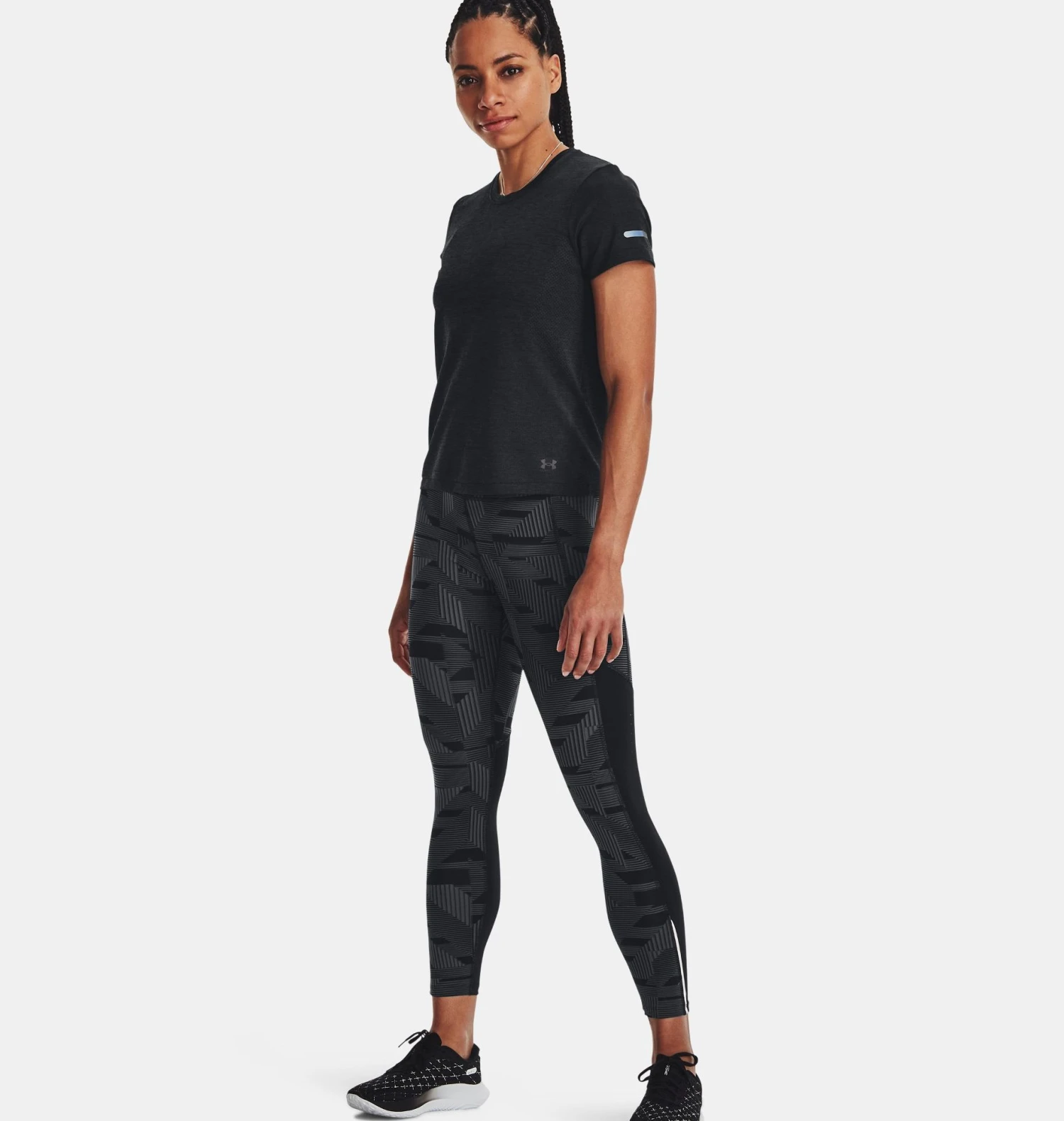 Under Armour Fly Fast 3.0 Printed Ankle Tights 3 Under Armour Fly Fast 3.0 Printed Ankle Tights - Image 3