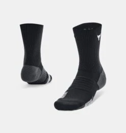 Under Armour Project Rock ArmourDry Playmaker Mid-Crew Socks