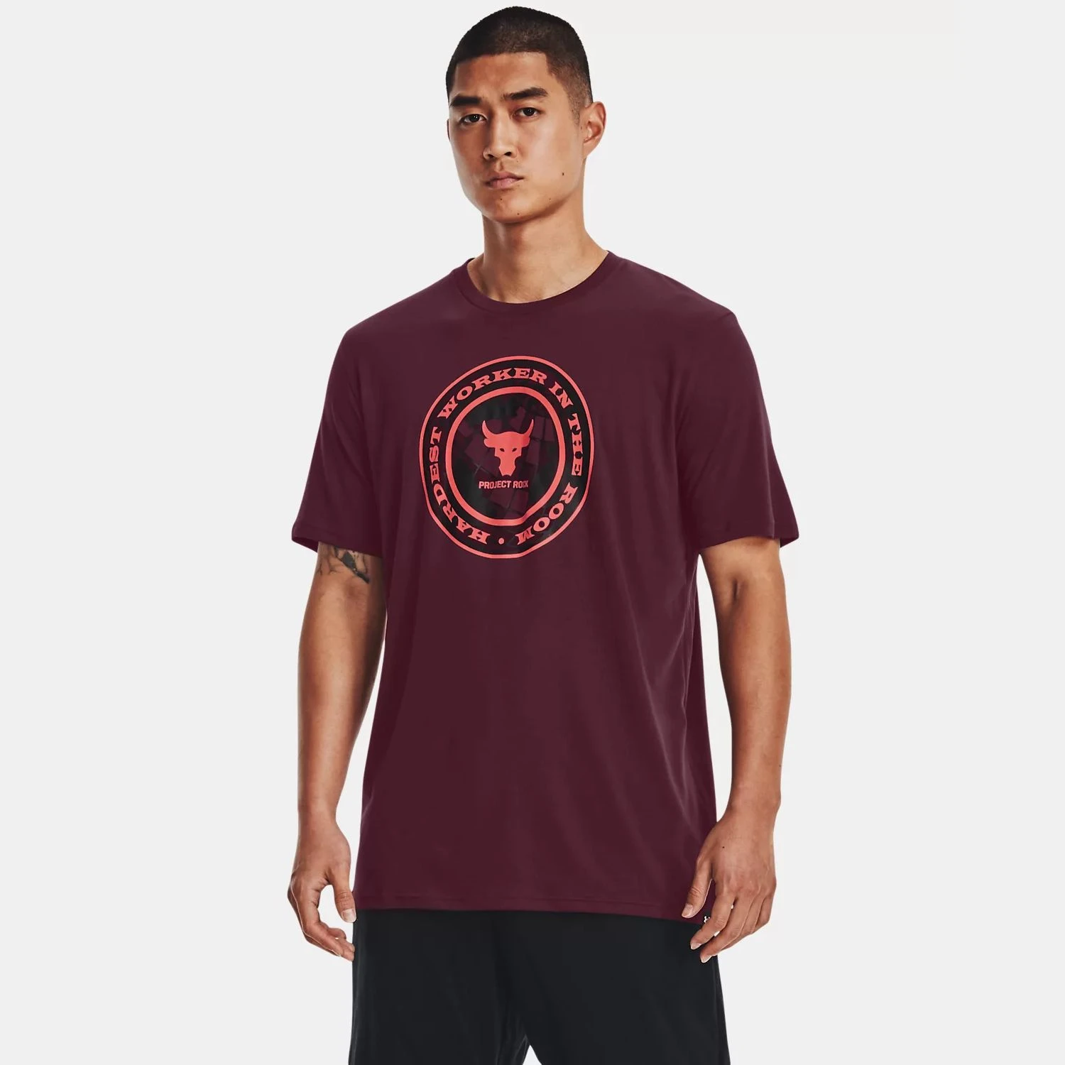 Under Armour Project Rock Globe Short Sleeve T-Shirt 1 Under Armour Project Rock Globe Short Sleeve T-Shirt