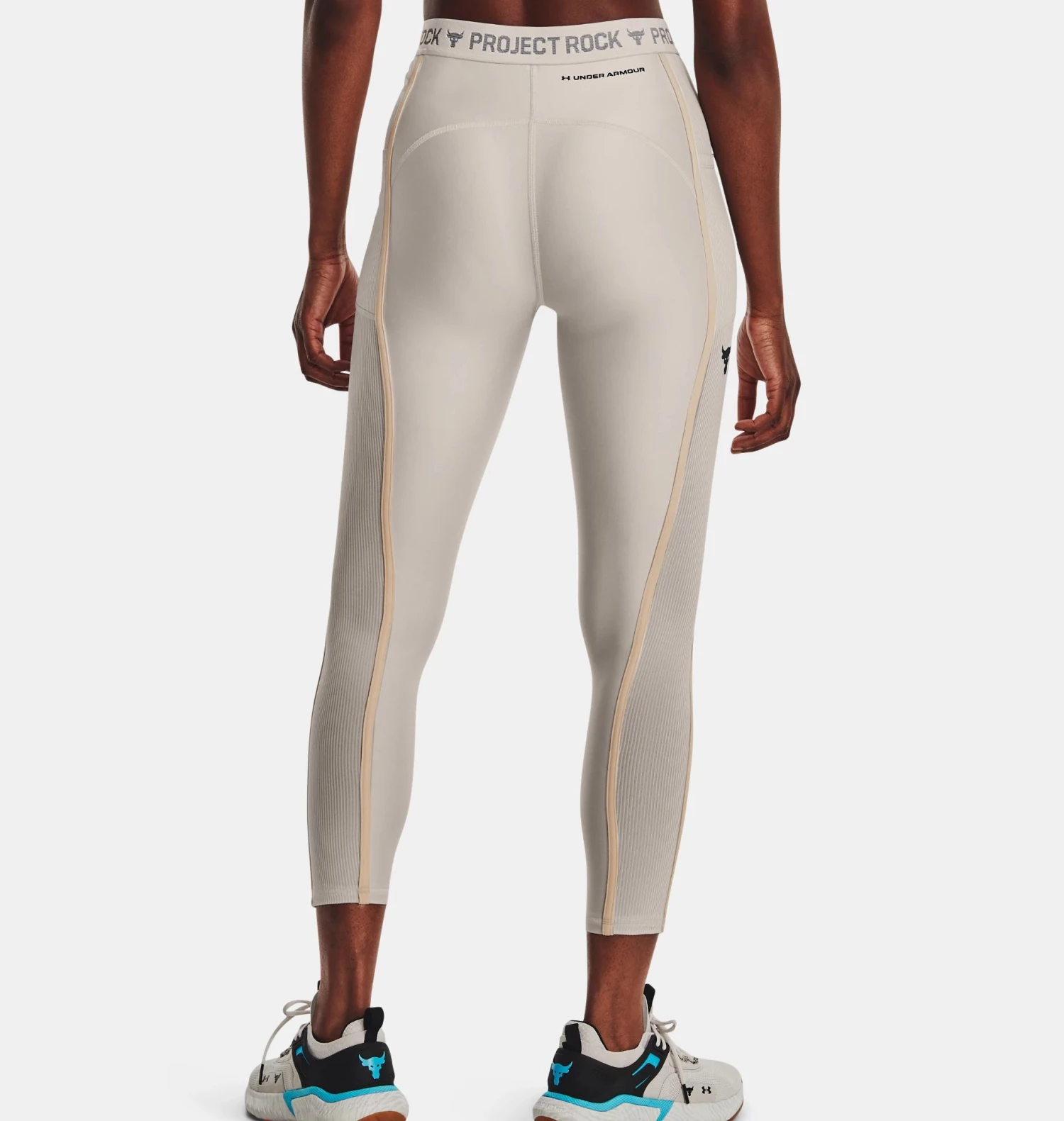 Under Armour Project Rock HeatGear Ankle Leggings 2 Under Armour Project Rock HeatGear Ankle Leggings - Image 2
