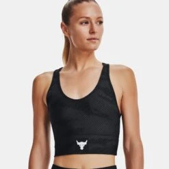 Under Armour Project Rock HeatGear Sports Bra