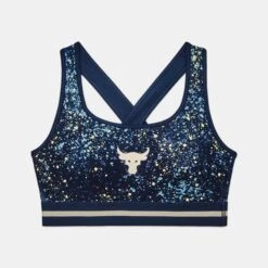 Under Armour Project Rock Printed Crossback Sports Bra -Sports Fashion fitness under armour20project rock printed crossback sports bra 20220309140359