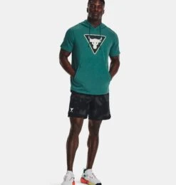 Under Armour Project Rock Terry Short Sleeve Hoodie -Sports Fashion fitness under armour20project rock terry short sleeve hoodie 20230410175039