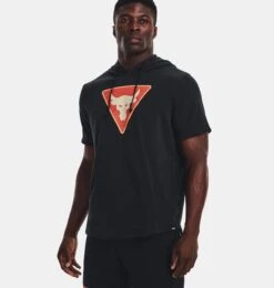 Under Armour Project Rock Terry Short Sleeve Hoodie