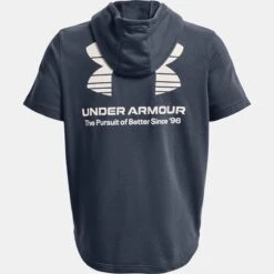 Under Armour Rival Terry Short Sleeve Hoodie -Sports Fashion fitness under armour20rival terry short sleeve hoodie 20230327144124
