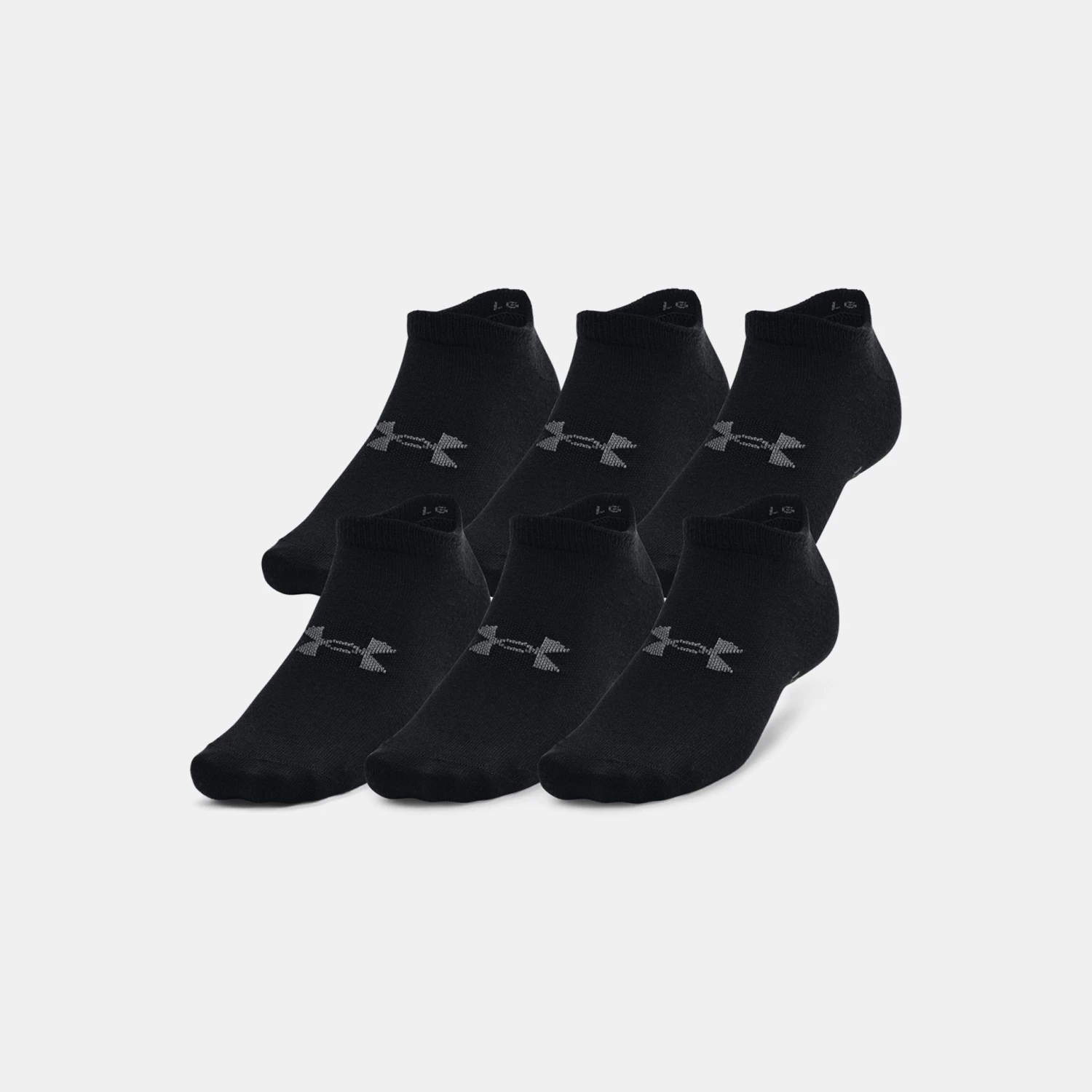Under Armour UA Essential 6-Pack No Show Socks 1 Under Armour UA Essential 6-Pack No Show Socks