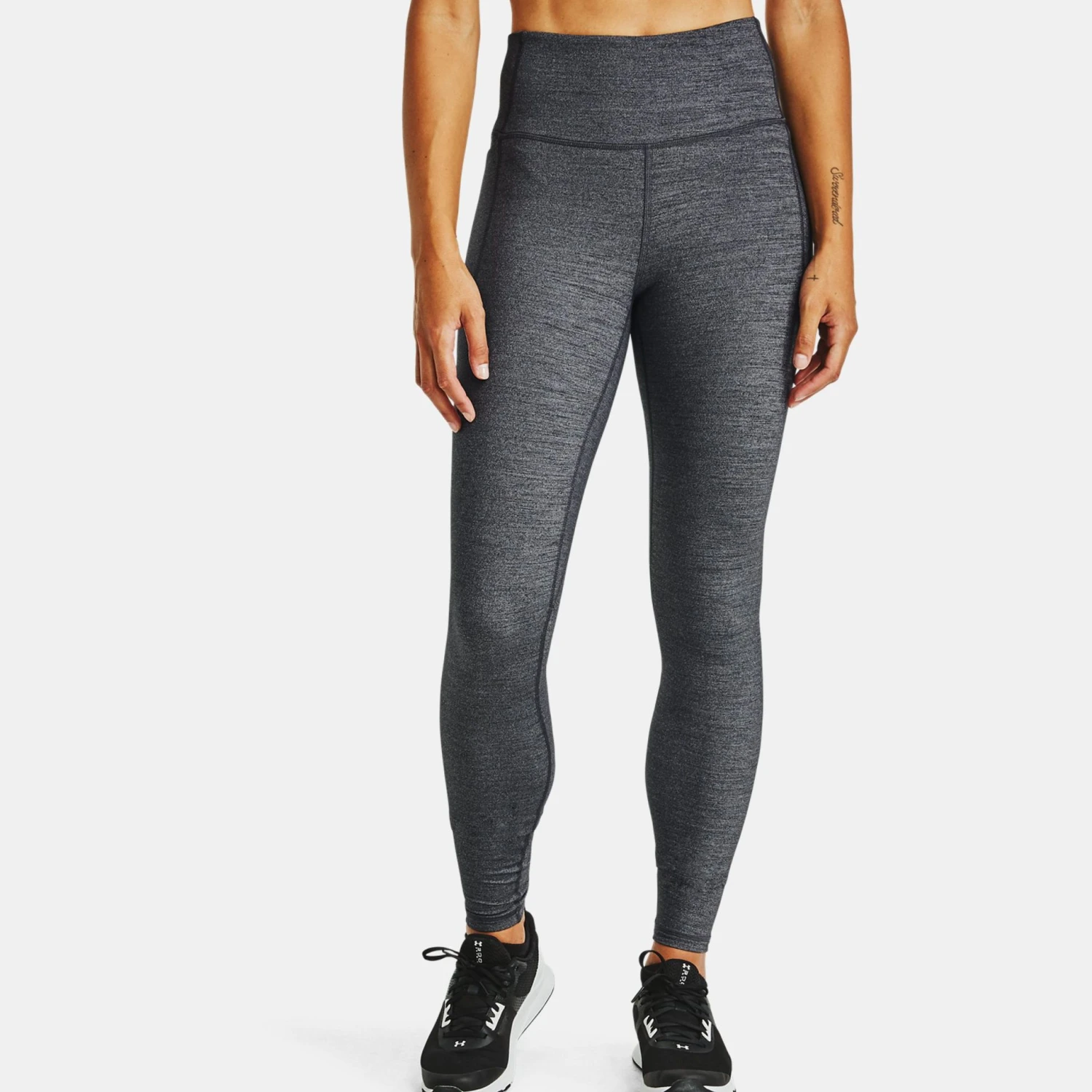 Under Armour UA Meridian Heather Full-Length Leggings 1 Under Armour UA Meridian Heather Full-Length Leggings