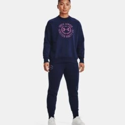 Under Armour UA Rival Fleece Crest Graphic Crew -Sports Fashion fitness under armour20ua rival fleece crest graphic crew 20221029122955
