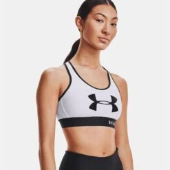 Under Armour Armour Mid Keyhole Graphic Sports Bra 4333