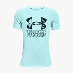 Under Armour Boys UA Tech Hybrid Print Fill T-Shirt 3281 - For Kids