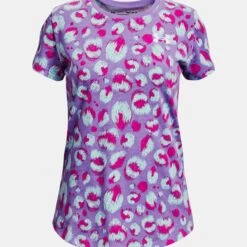 Under Armour Girls UA Fierce Instinct Print Short Sleeve - For Kids