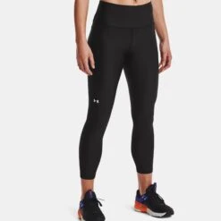 Under Armour HeatGear Armour No-Slip Waistband Geo Ankle Leggings