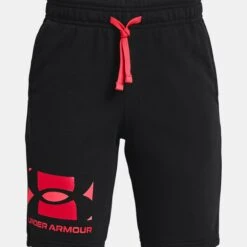 Under Armour Rival Terry Big Logo Shorts - For Kids