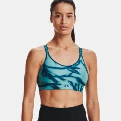 Under Armour UA Infinity Mid Printed Sports Bra 1157