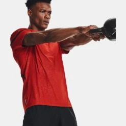 Under Armour UA RUSH 2.0 HeatGear Emboss Short Sleeve