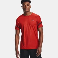 Under Armour UA RUSH 2.0 HeatGear Emboss Short Sleeve -Sports Fashion under armourua rush 20 heatgear emboss short sleeve 20210811132118