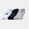 Under Armour Unisex UA Ultra Lo - 3-Pack Socks 1784